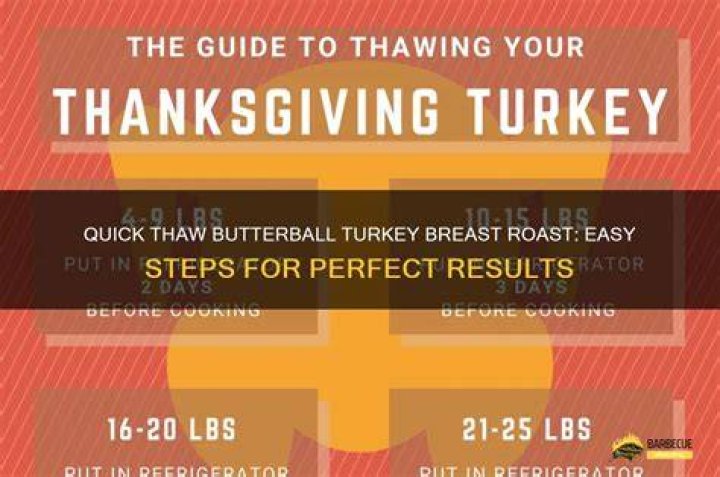 How To Thaw A Butterball Turkey Breast?