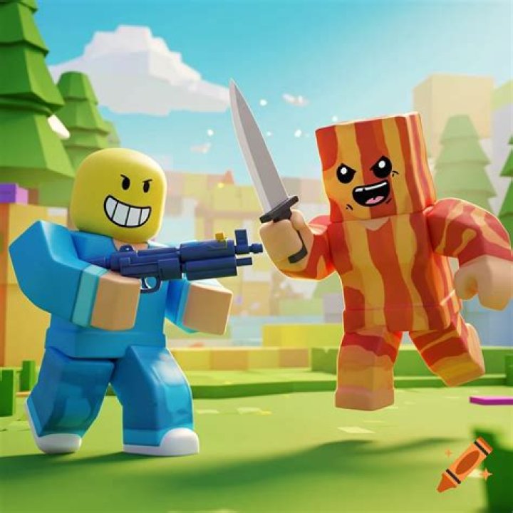 Image of two Roblox characters duelling in Anime Fighters Simulator.