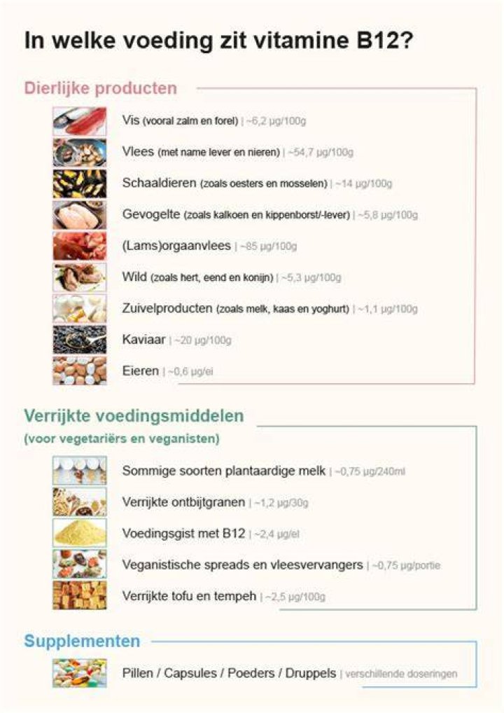 In Welke Producten Zit Vitamine A?