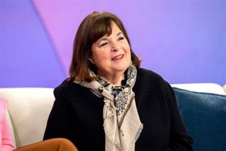 Ina Garten waves at fans.