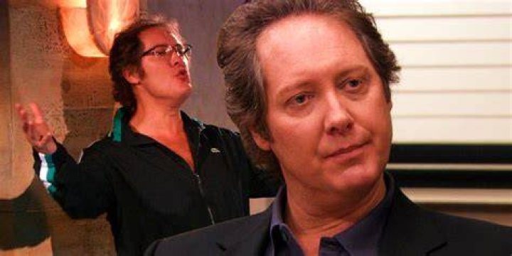 James Spader as Robert California, Ed Helms as Andy Bernard, Maura Tierney as Susan California in episode 809 of The Office