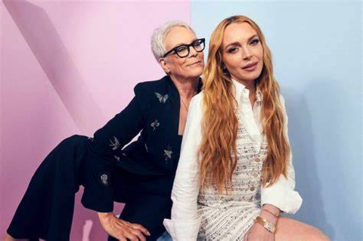 Jamie Lee Curtis and Lindsay Lohan during Premiere of 'Freaky Friday'