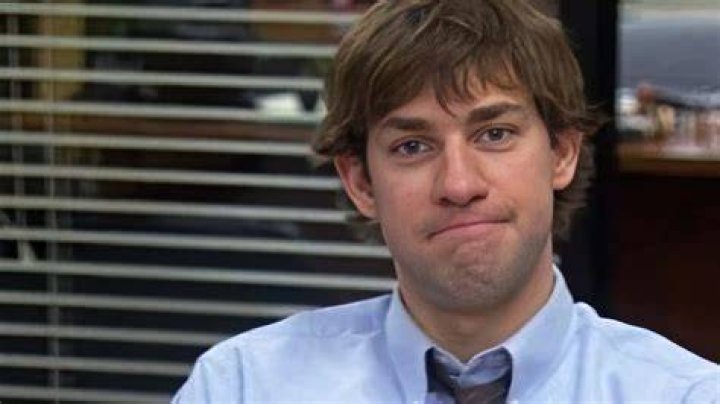 John Krasinski as Jim Halpert, Jenna Fischer as Pam Beesly, and David Denman as Roy Anderson on 'The Office'