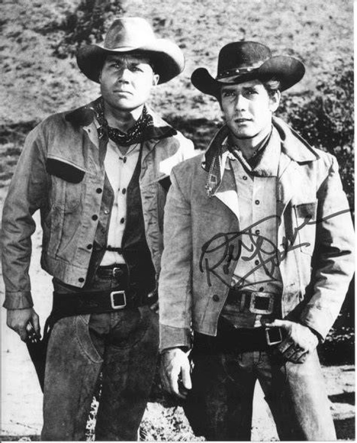 John Smith & Robert Fuller Posing Pards in Laramie