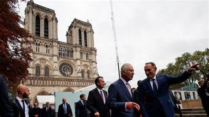 King Charles III visits fire-damaged Notre-Dame cathedral