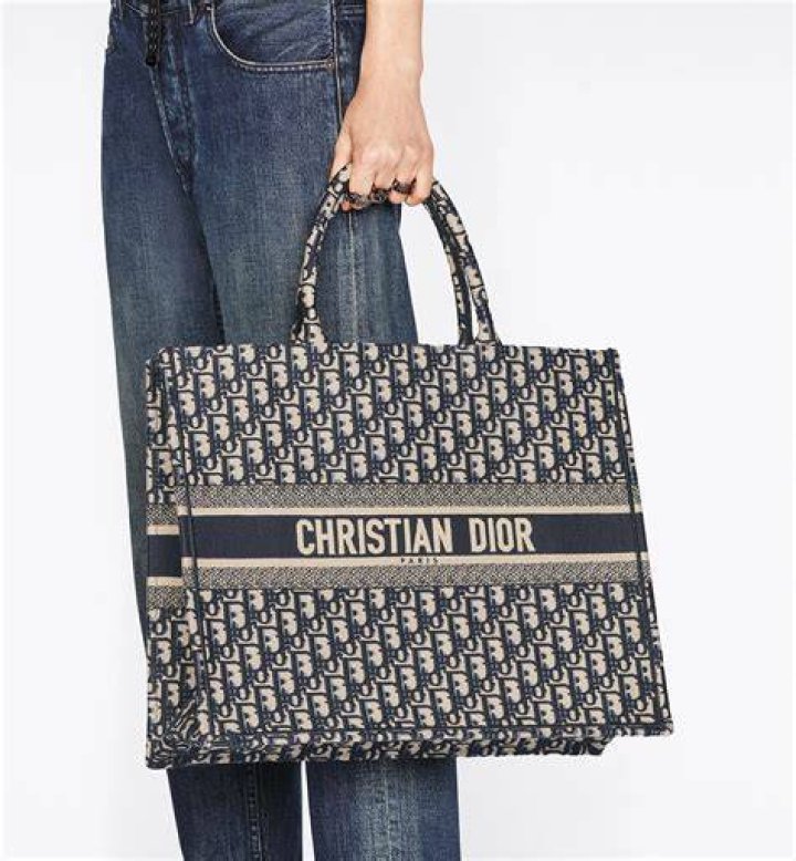 Large Dior Book Tote Large Dior Book Tote