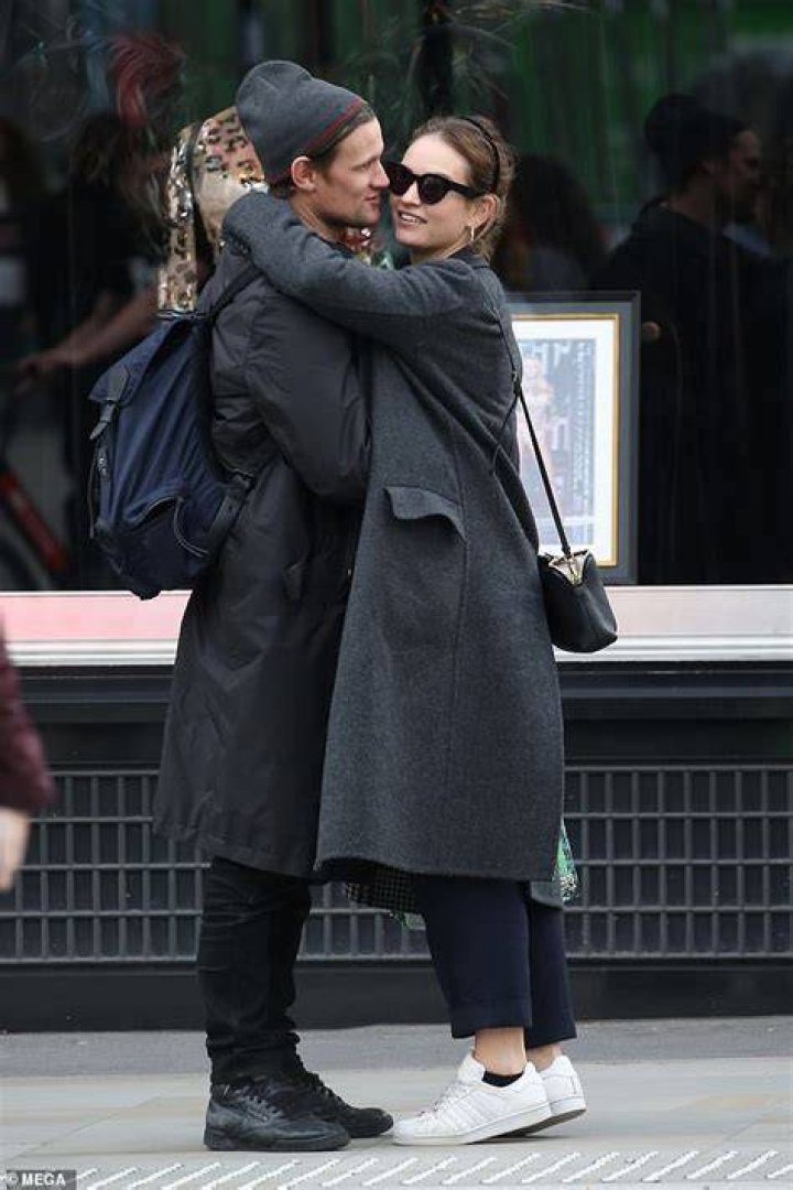Lily James Matt Smith Kiss