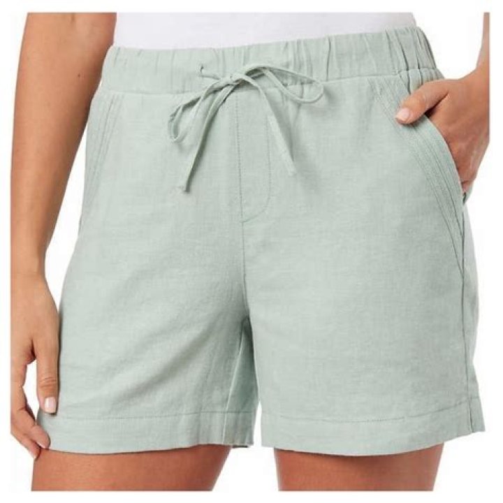 Linen Blend Pull-On Shorts Linen Blend Pull-On Shorts