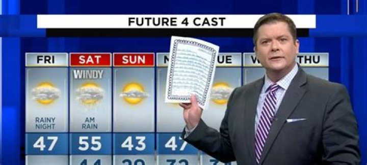 Local 4 News Meteorologist Brandon Roux Photo