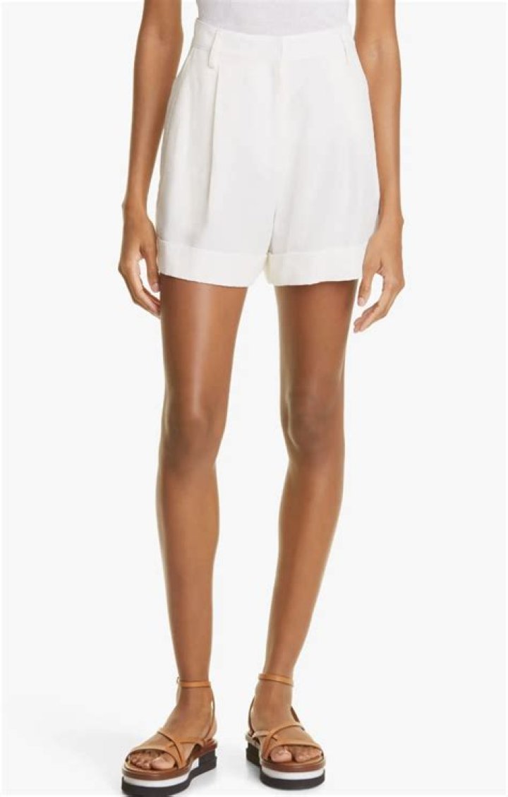 Magdeline Pleated Faille Shorts Magdeline Pleated Faille Shorts