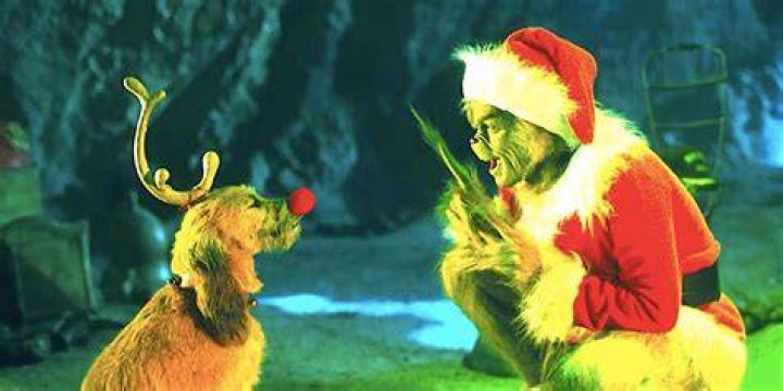 Max and The Grinch in a cave