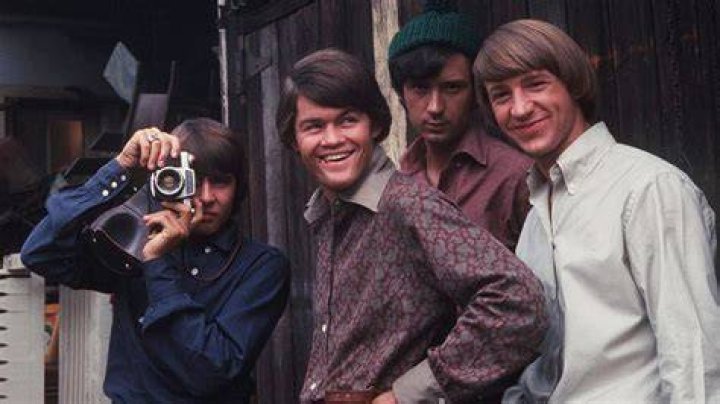 Mickey Dolenz, Peter Tork, Mike Nesmith, and Davy Jones of The Monkees.