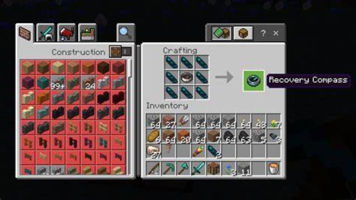 Minecraft Recovery Compass