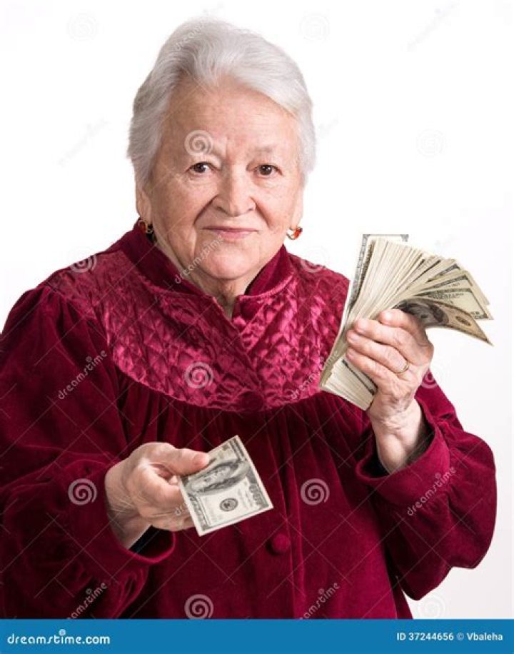 Mujer mayor años 70 mujer mayor años 70 dinero para la jubilacion