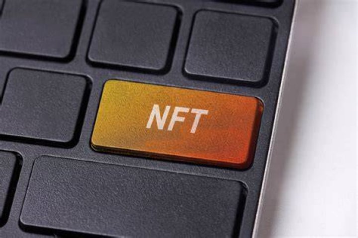 NFT button on a keyboard.