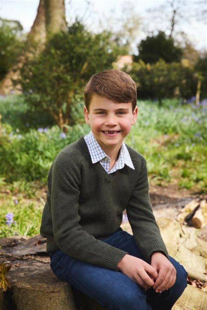 Photo of Prince Louis in car attending Christmas Lunch at Buckingham Palace