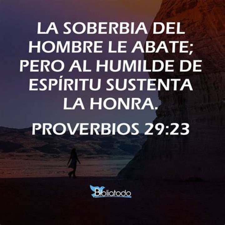 ¿Qué dice la biblia acerca de la humildad?