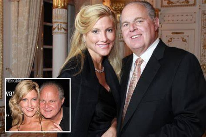Rush Limbaugh and Kathryn Adams Limbaugh on January 19, 2008, in Miami Beach, Florida.