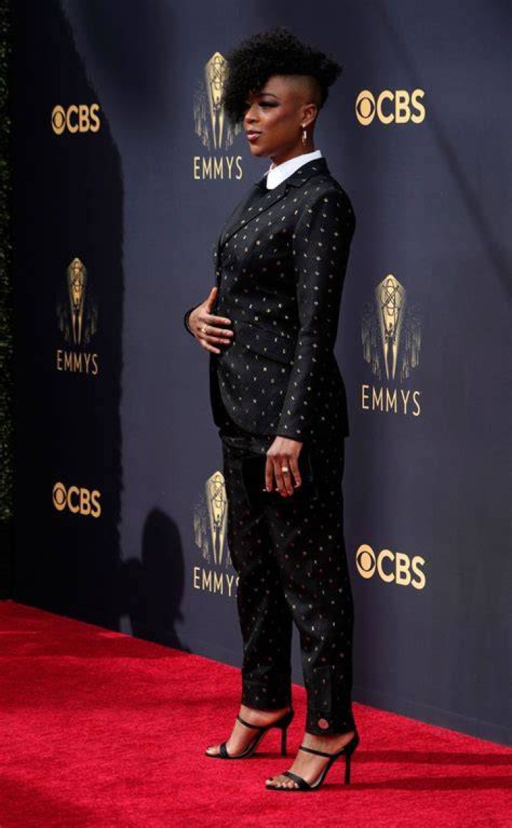 Samira Wiley at the 73rd Primetime Emmy Awards at L.A. LIVE in Los Angeles, California