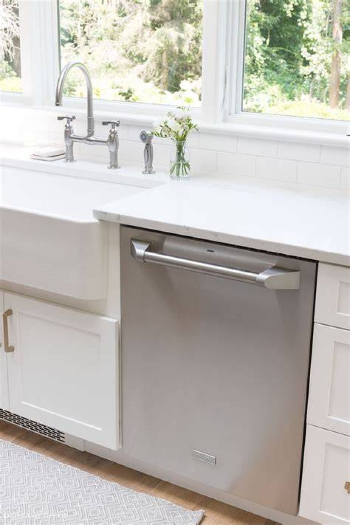 Should a dishwasher be flush?