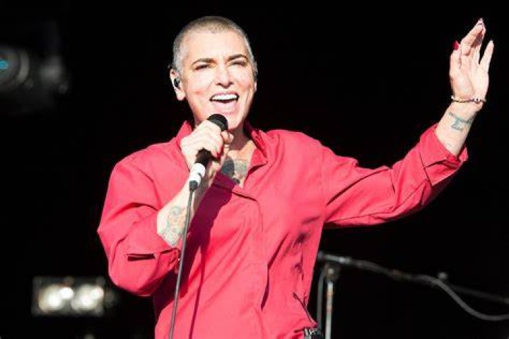 Sinead O'Connor standing