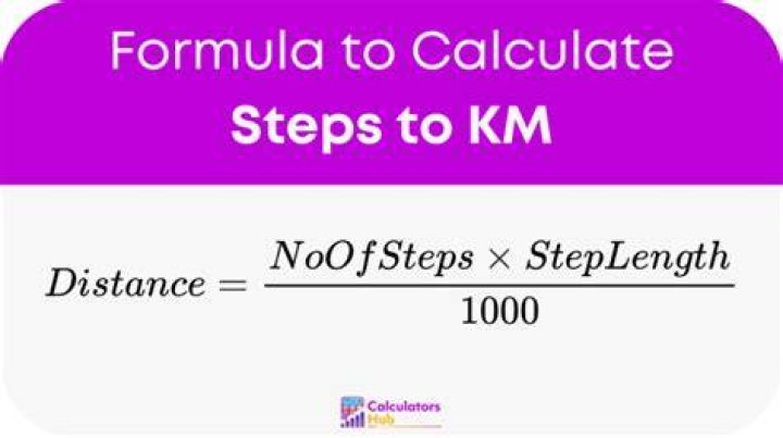 steps in km steps in km