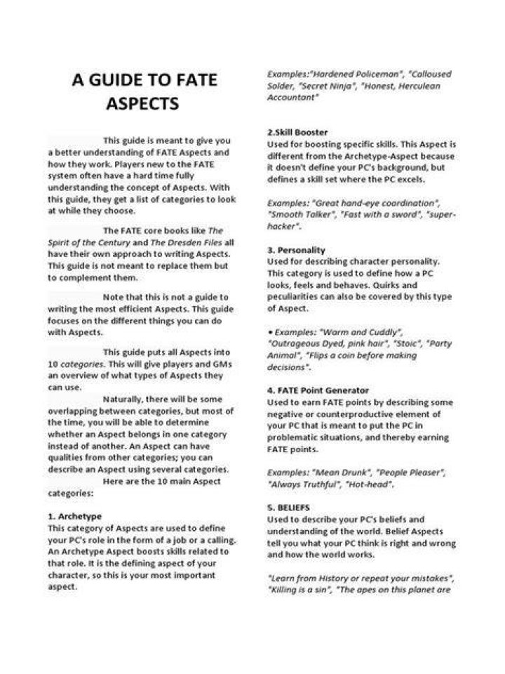 The Grace Of Fate Aspect: Understanding Its Depth And Influence