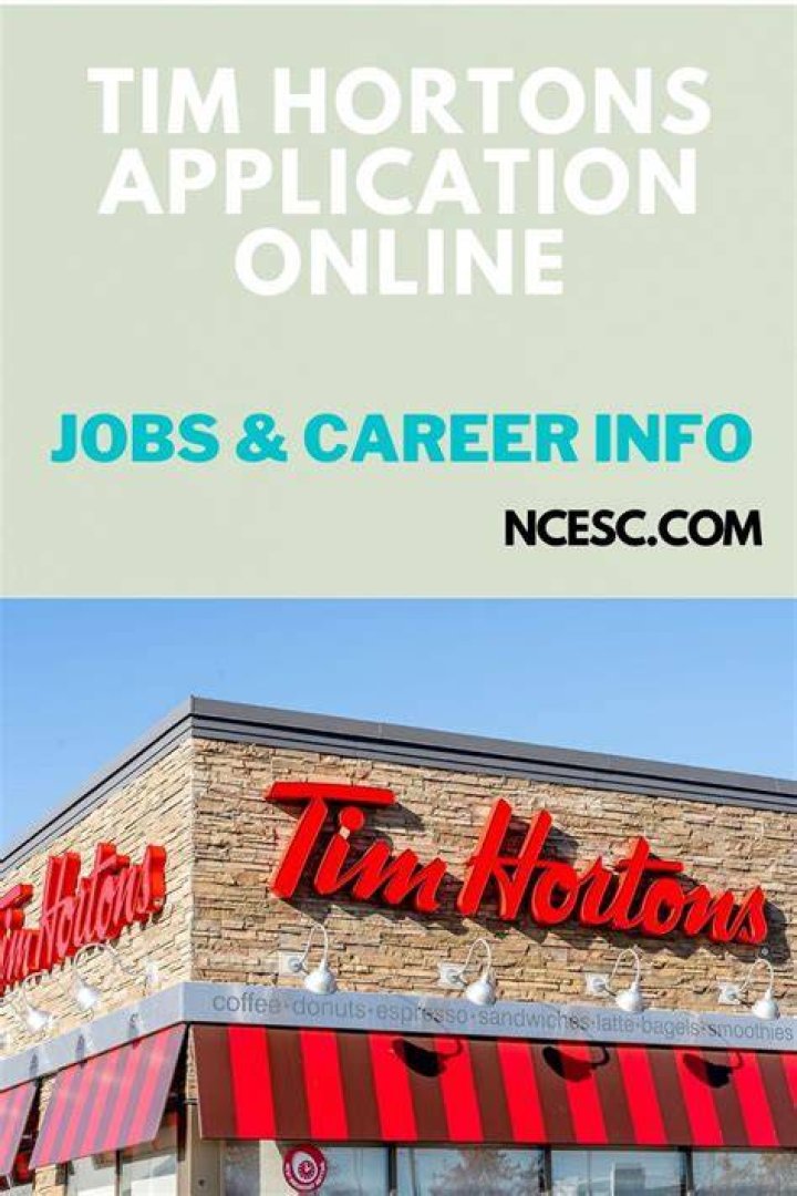 Tim Hortons Application Online: Jobs & Career Info