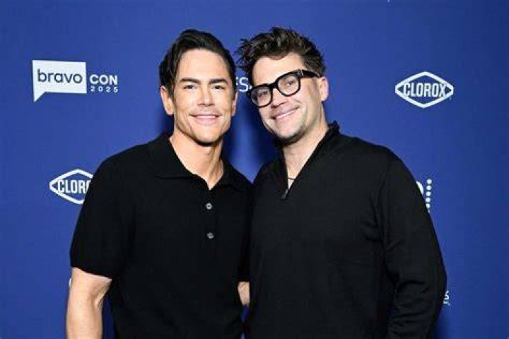Tom Sandoval, Tom Schwartz, and Lisa Vanderpump in a 'Vanderpump Rules' Season 8 scene