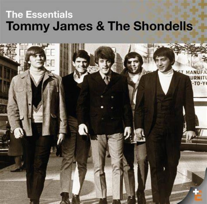 Tommy James and the Shondells in black-and-white