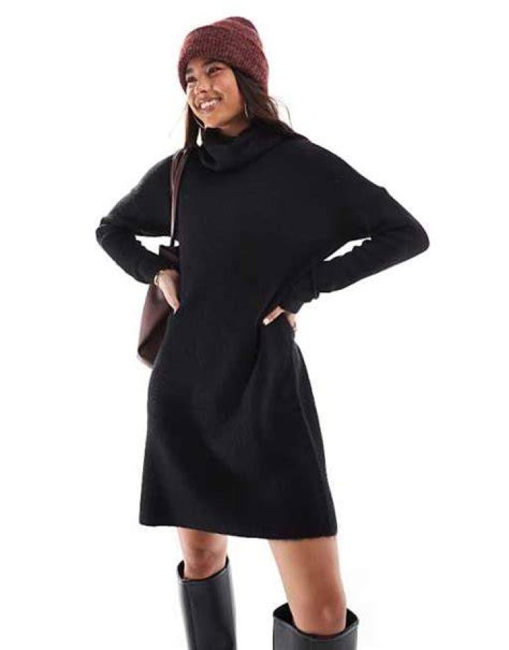 Vestito in maglia con collo alto, Only Vestito in maglia con collo alto, Only
