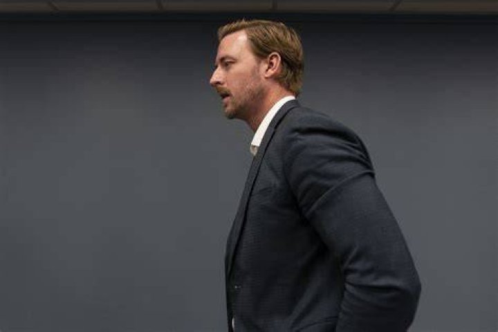 WALTERS PHOTO CAPTION: Ryan Walters celebrates winning the GOP primary runoff election for state superintendent in August 2022, during a watch party in Oklahoma City. Photo by Bryan Terry/The Oklahoman/USA Today Network
