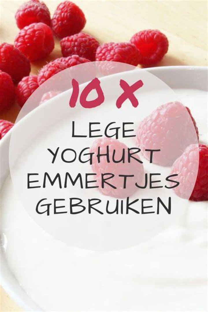 Wat In Yoghurt Doen?