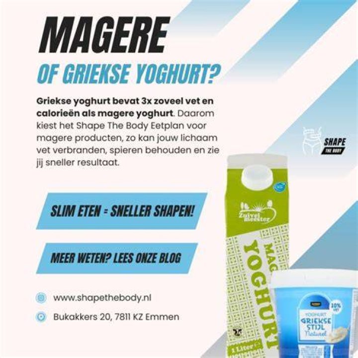Wat Is Beter Volle Yoghurt Of Magere Yoghurt?