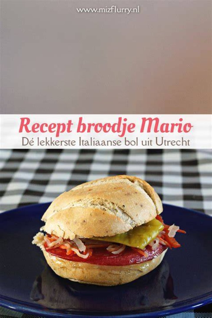 Wat Zit Er Op Een Broodje Mario?