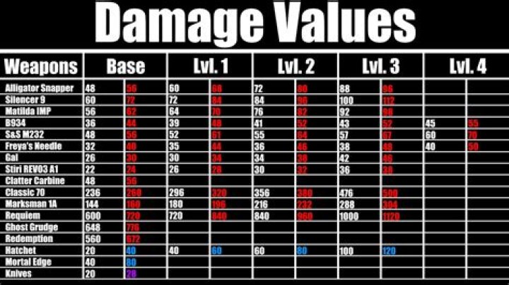 Weapon Damage Values Are Different In Private Matches