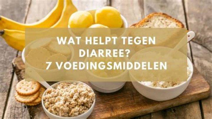 Welke Producten Stoppen Diarree?