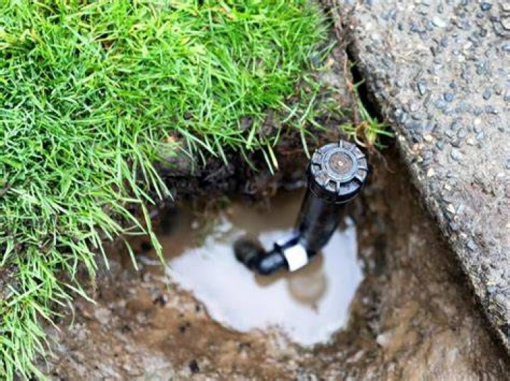 What can I use to clean my sprinkler heads?