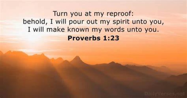 What does reproof mean biblically?