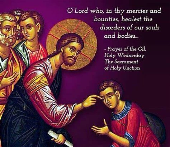 What is meaning of holy unction?