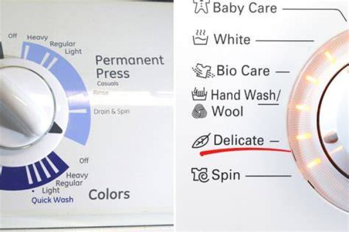 What is the difference between permanent press and delicate cycle washer?