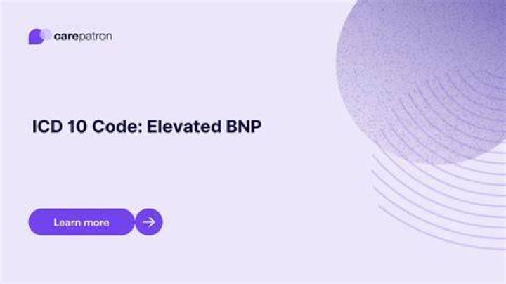 What is the ICD-10 code for elevated BNP?