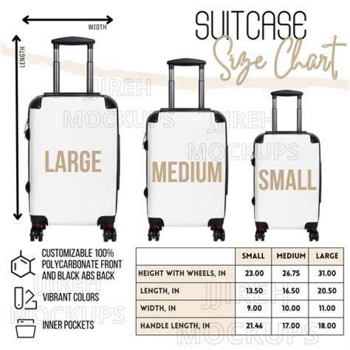 What size is a 24 suitcase?