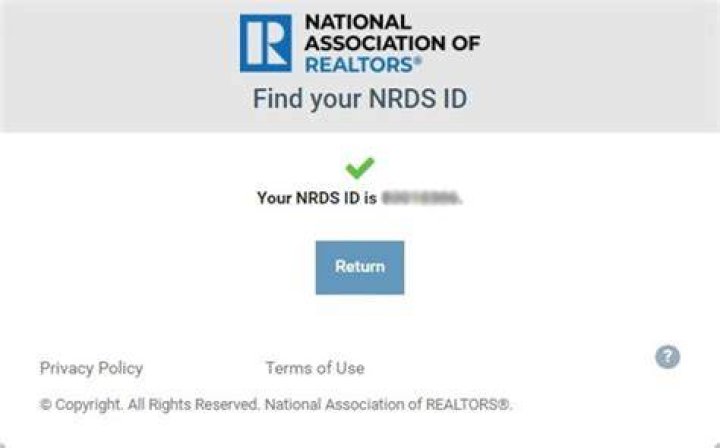 Where do I find my NRDS ID number?