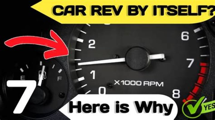 Why does my car RPM go up when in park?