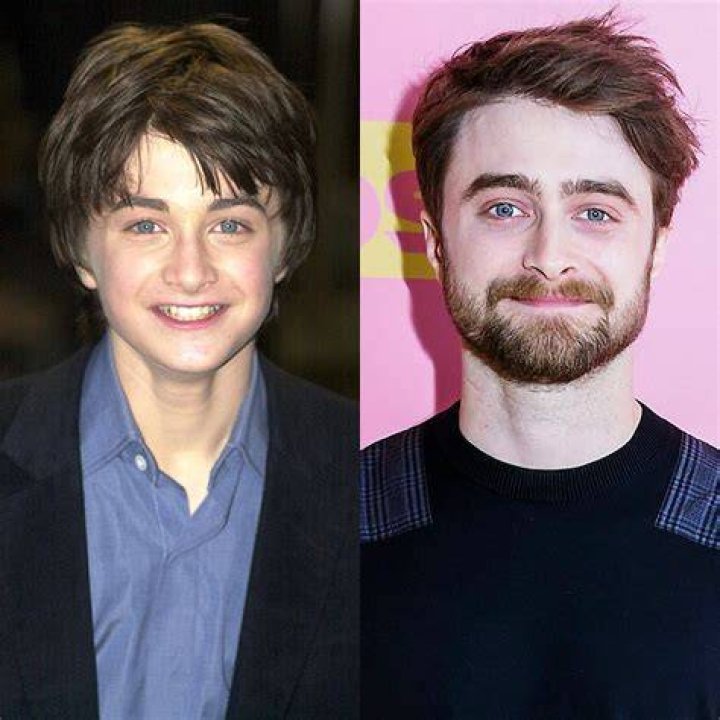 Young Harry Potter movie stars Emma Watson, Daniel Radcliffe, and Rupert Grint smile and pose together