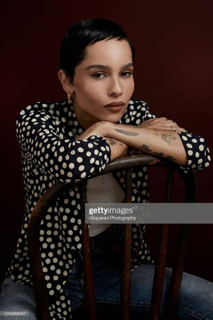 Zoe Kravitz poses at a special screening of "The Batman."